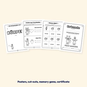 My Body - Body Parts in German for Kids: A 100-Page Activity Book with Songs and Games (Ages 3–7) image 7