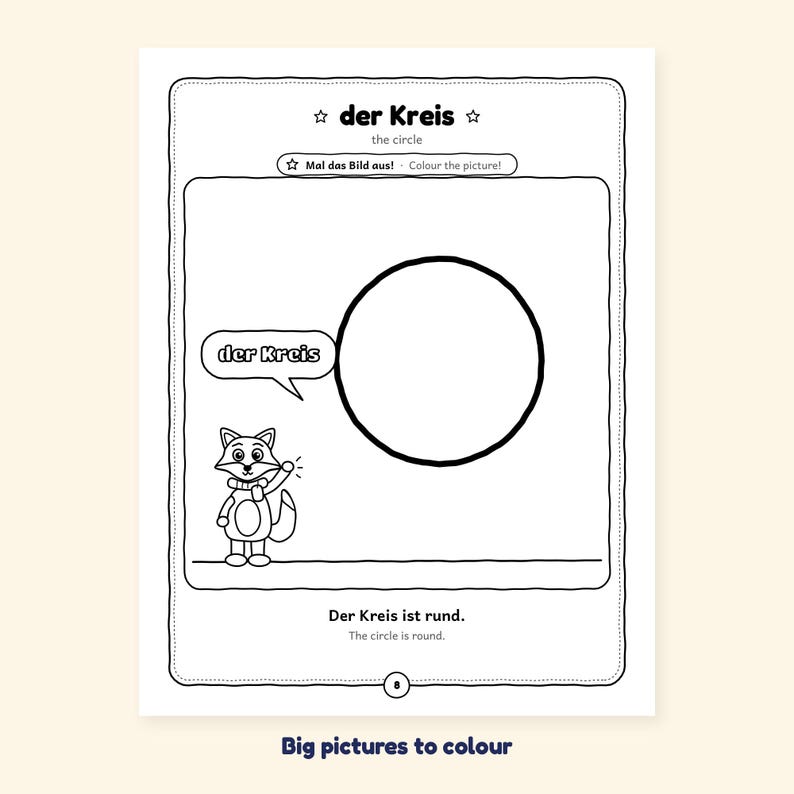 Plus to 5 - Shapes and Adding to 5 in German for Kids: A 100-Page Activity Book (Ages 3–7) image 1