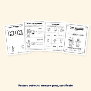 Animals on the Farm - Farm Animals in German for Kids: A 100-Page Activity Book with Animal Sounds (Ages 3–7) image 7