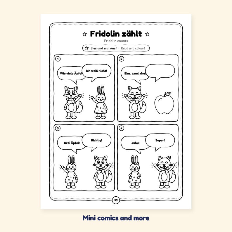 Counting from 1 to 10 - German Numbers for Kids: A 100-Page Counting, Tracing and Activity Book (Ages 3–7) image 5