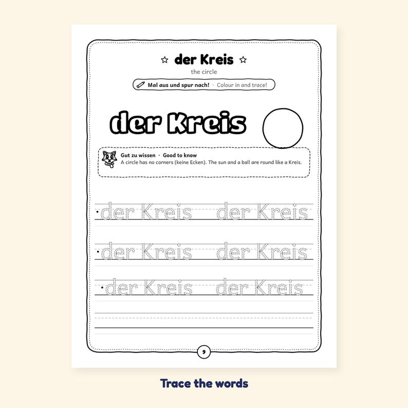 Plus to 5 - Shapes and Adding to 5 in German for Kids: A 100-Page Activity Book (Ages 3–7) image 4