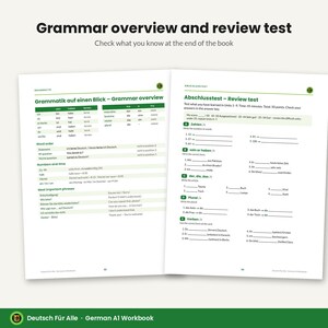 German A1 Workbook PDF for Beginners, 40 Pages, 150+ Exercises, Answer Key, Printable German Grammar and Vocabulary Worksheets image 6