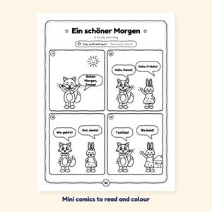 Hello! Good morning! - German Greetings for Kids: A 100-Page Activity and Coloring Book (Ages 3–7) image 5