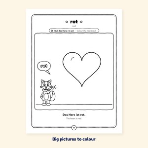 色！ - ドイツ語で学ぶ子供向け色：100ページの塗り絵＆アクティビティブック（対象年齢：3～7歳） 画像 1