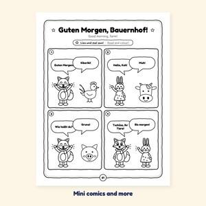 Animals on the Farm - Farm Animals in German for Kids: A 100-Page Activity Book with Animal Sounds (Ages 3–7) image 5