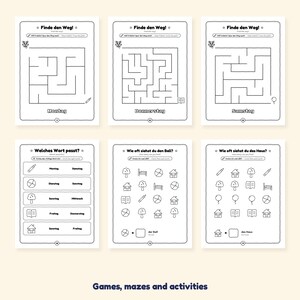Monday to Sunday - Days of the Week in German for Kids: A 100-Page Activity Book (Ages 3–7) image 6