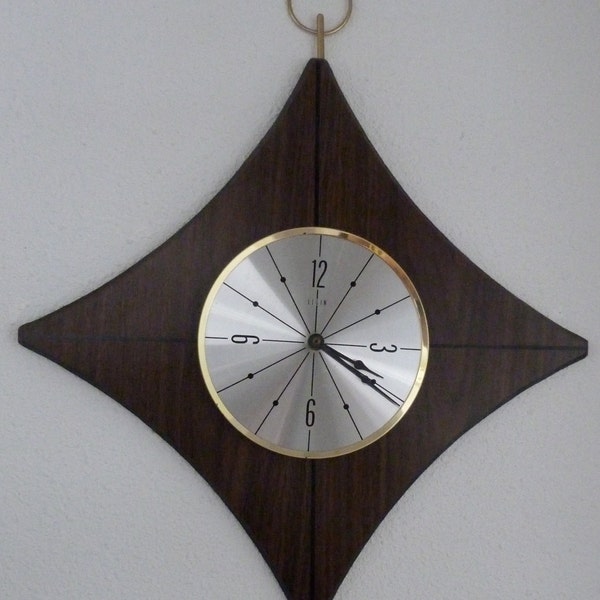 Vintage Mid Century Elgin Wall Clock