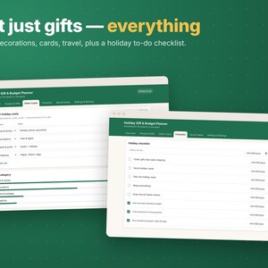 Kerstcadeau-tracker & vakantiebudgetplanner-app, cadeaulijst met bestedingslimieten, Secret Santa-generator, werkt offline, geen abonnement nodig afbeelding 5