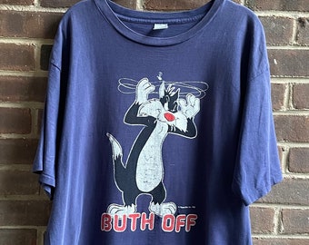 1986 looney tunes t-shirt Sylvester 80s made in USA xl