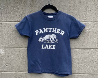 90s Panther Lake tshirt athletic varsity PE sports