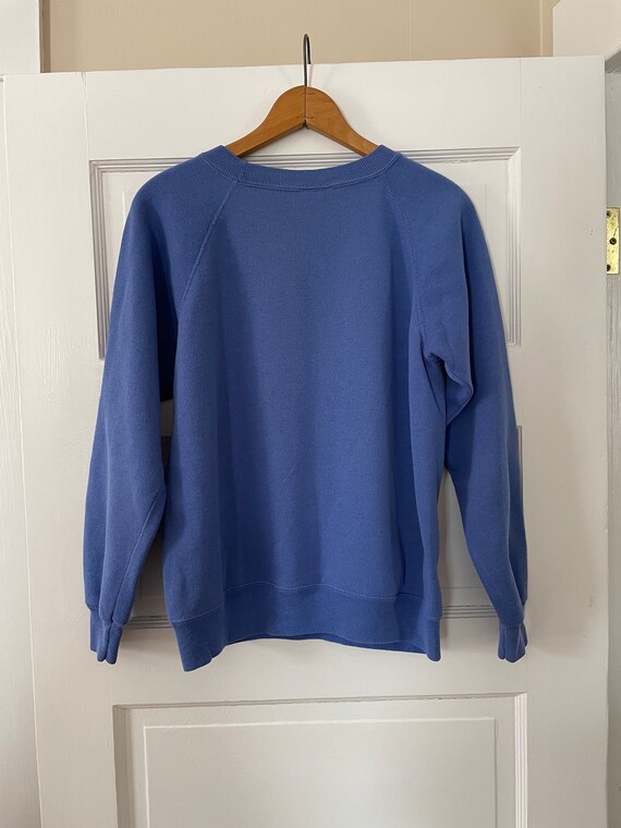 90s made in USA blue sweatshirt Hanes - image 6
