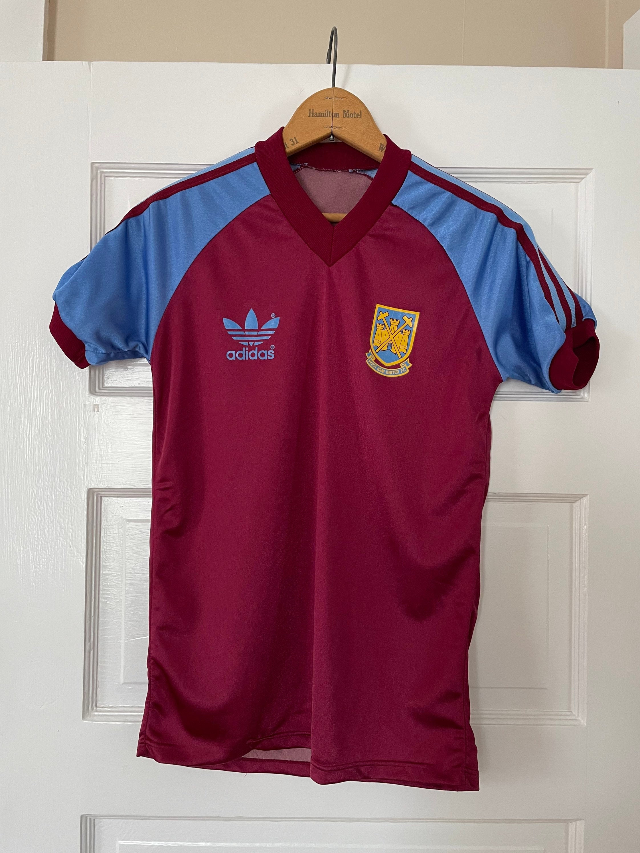 pijn doen vaas willekeurig 1980 Authentic West Ham Adidas Jersey Size Small Rare Football - Etsy