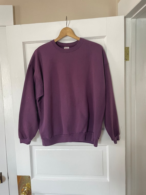 purple vintage sweatshirt Gem