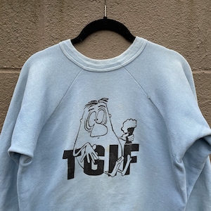 60s rare college fraternity sweatshirt cotton healthknit tag TGIF university