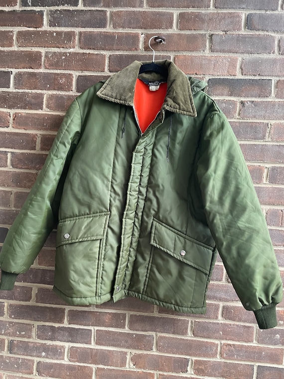 70s 80s sears made in japan outdoor jacket therma… - image 2