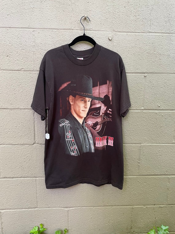 Vintage Hank Williams III tour tshirt black outlaw