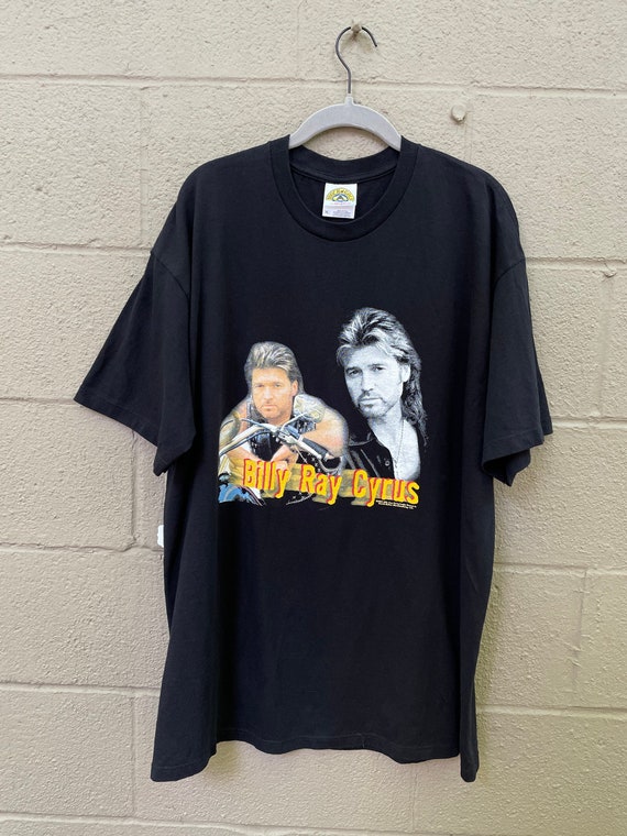 2002 billy ray Cyrus tour tshirt black xl concert 