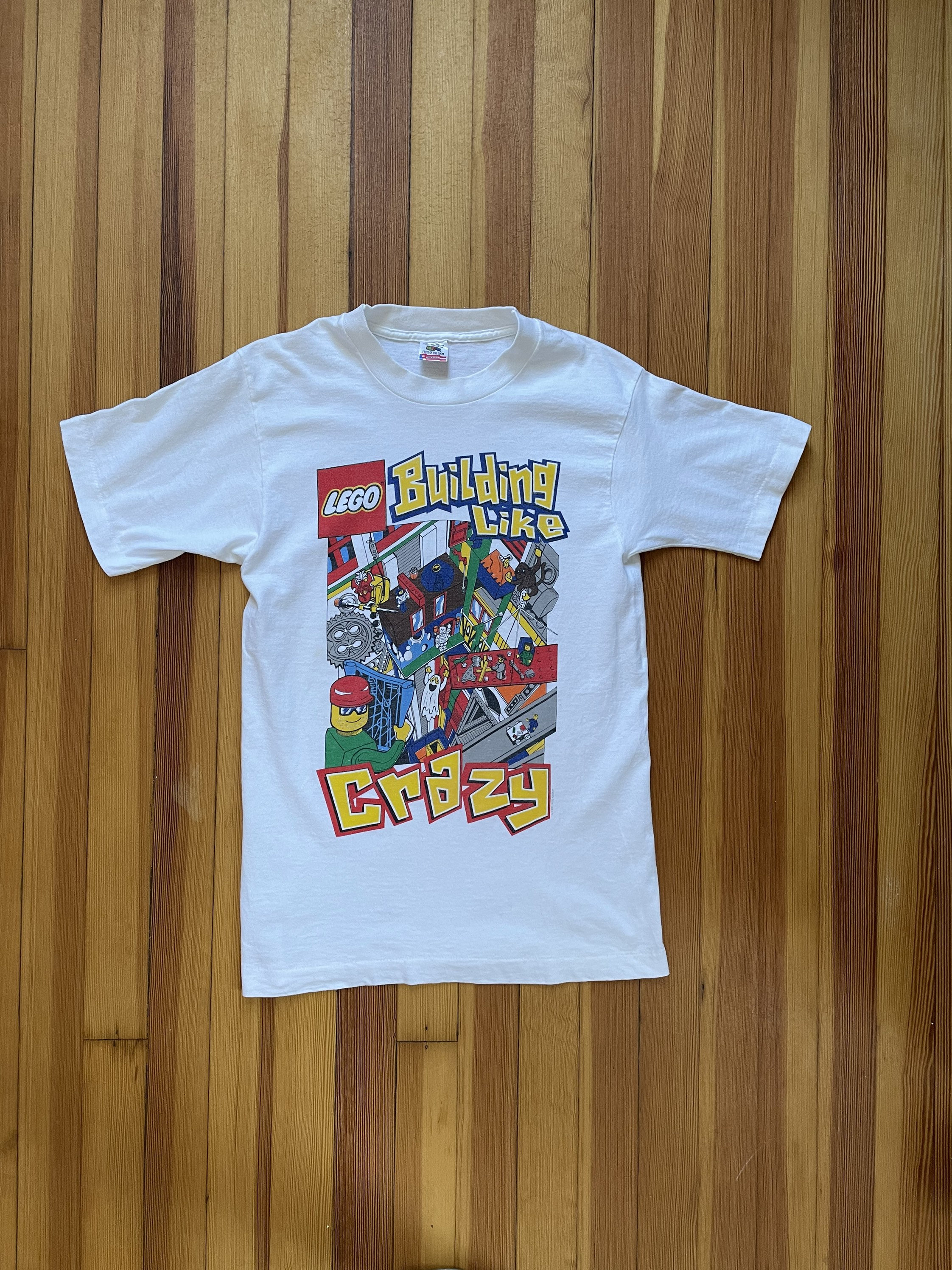 1990年代のアメリカ製レゴTシャツ。90年代のレアな子供たちが狂った 