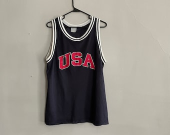 90s Team USA Jersey America Hip Hop Basketball Dream Team NBA 1990s mesh