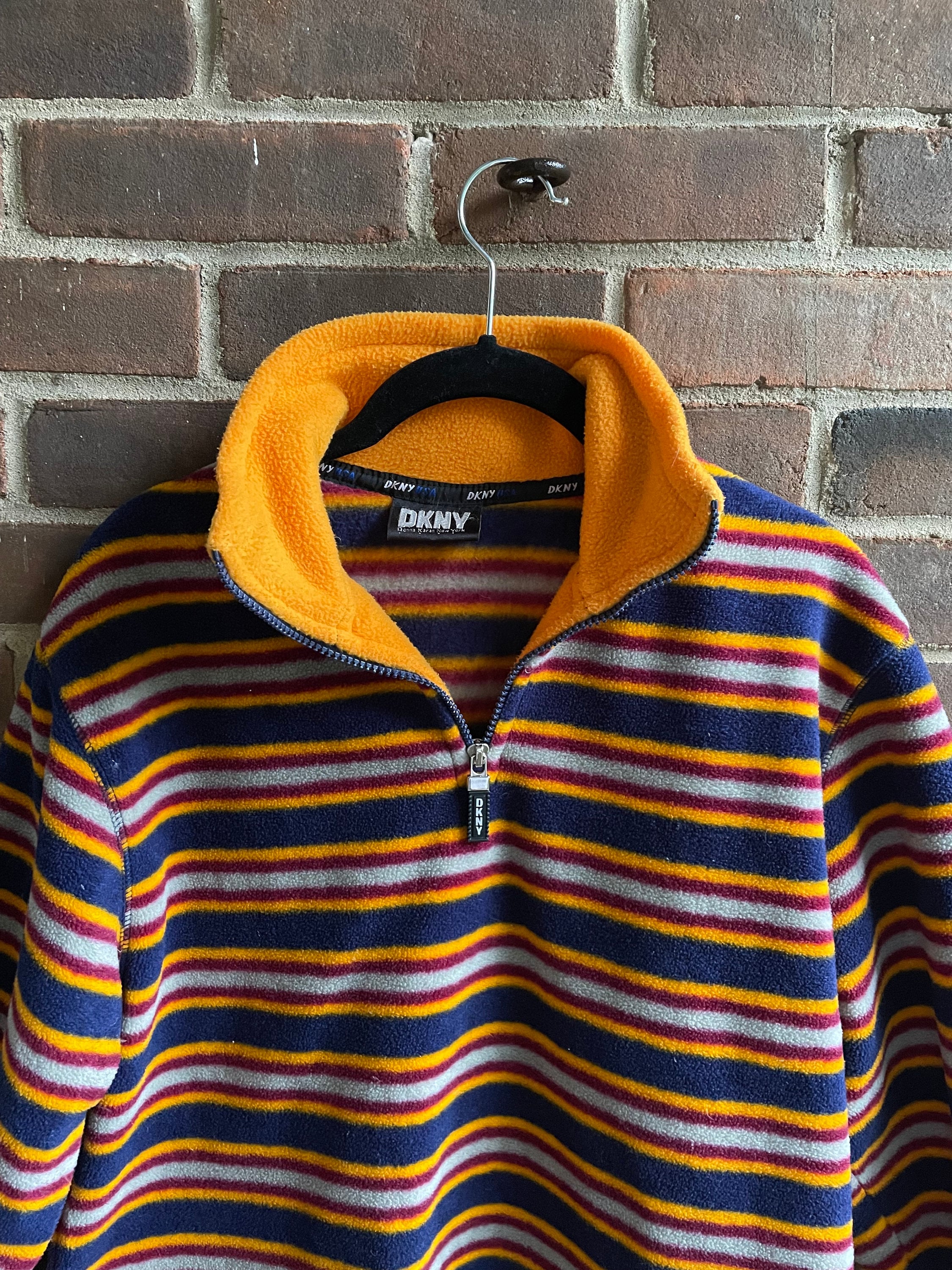 Made in France 希少 DKNY フリースベスト L Archive 