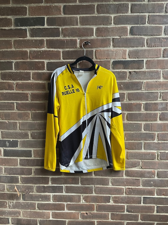 Blouson Vintage CINELLI Années 80/90 - Veste Fluo Cyclisme - Marque Giordana