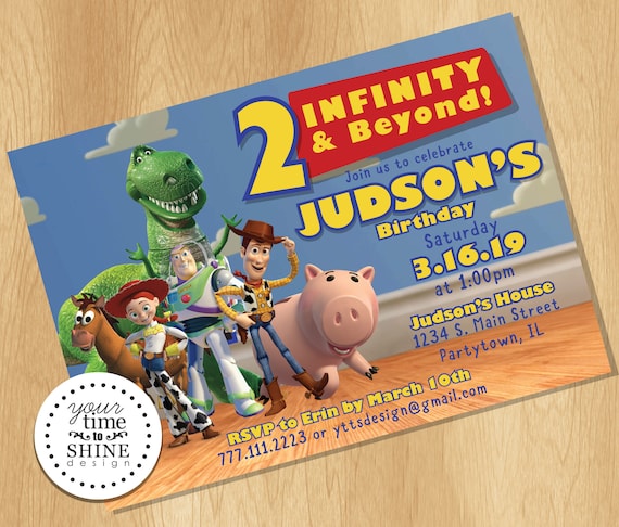 Digital File Toy Story Invitation 2 Infinity And Beyond Etsy Digital File Toy Story Invitation 2 Infinity And Beyond Etsy