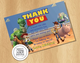Digital File Only - Toy Story Thank you note