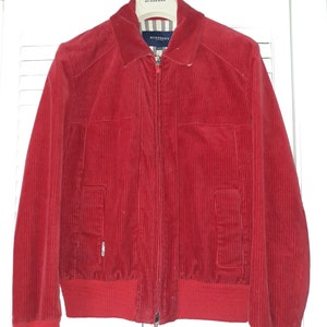 Dark red corduroy clearance jacket