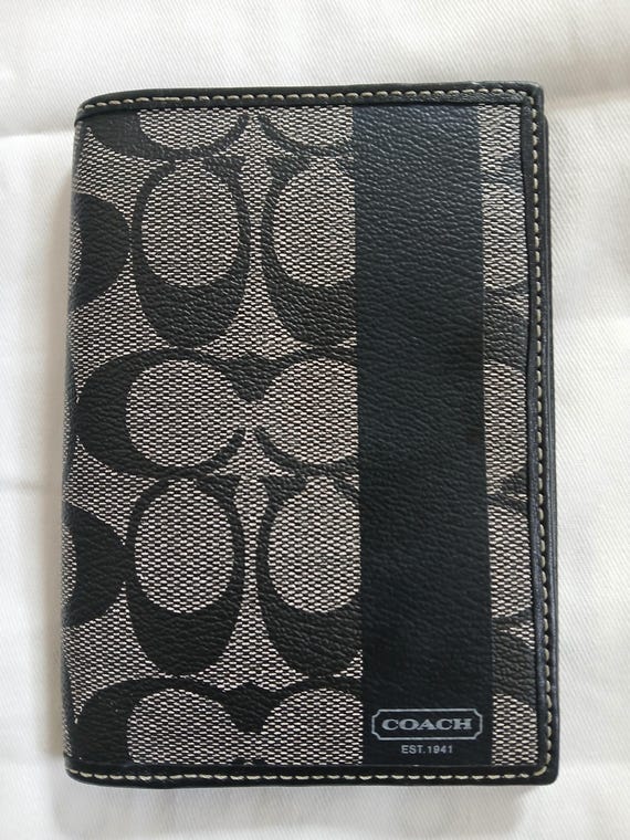 Coach passport cover/cards case.