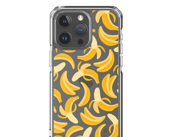 Banana Pattern - Clear Case for iPhone®