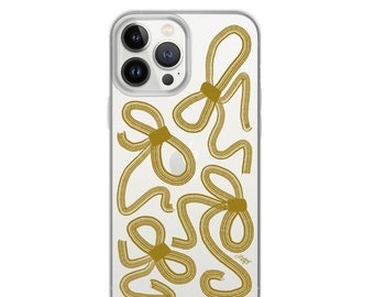 Gold Ribbon - Clear Case for iPhone®