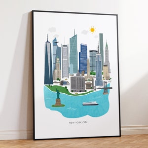 New York City Illustration - Art Print