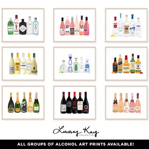 Vodka Bottles Illustration Art Print image 3