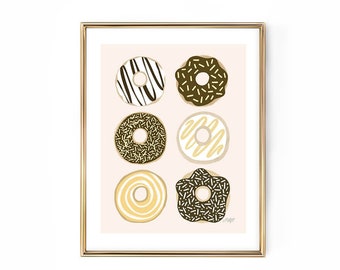 Donuts Illustration - Art Print