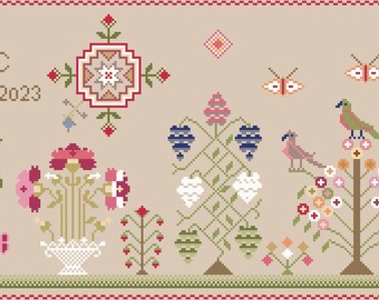 Lucy's Garden punto de cruz PDF E-patrón