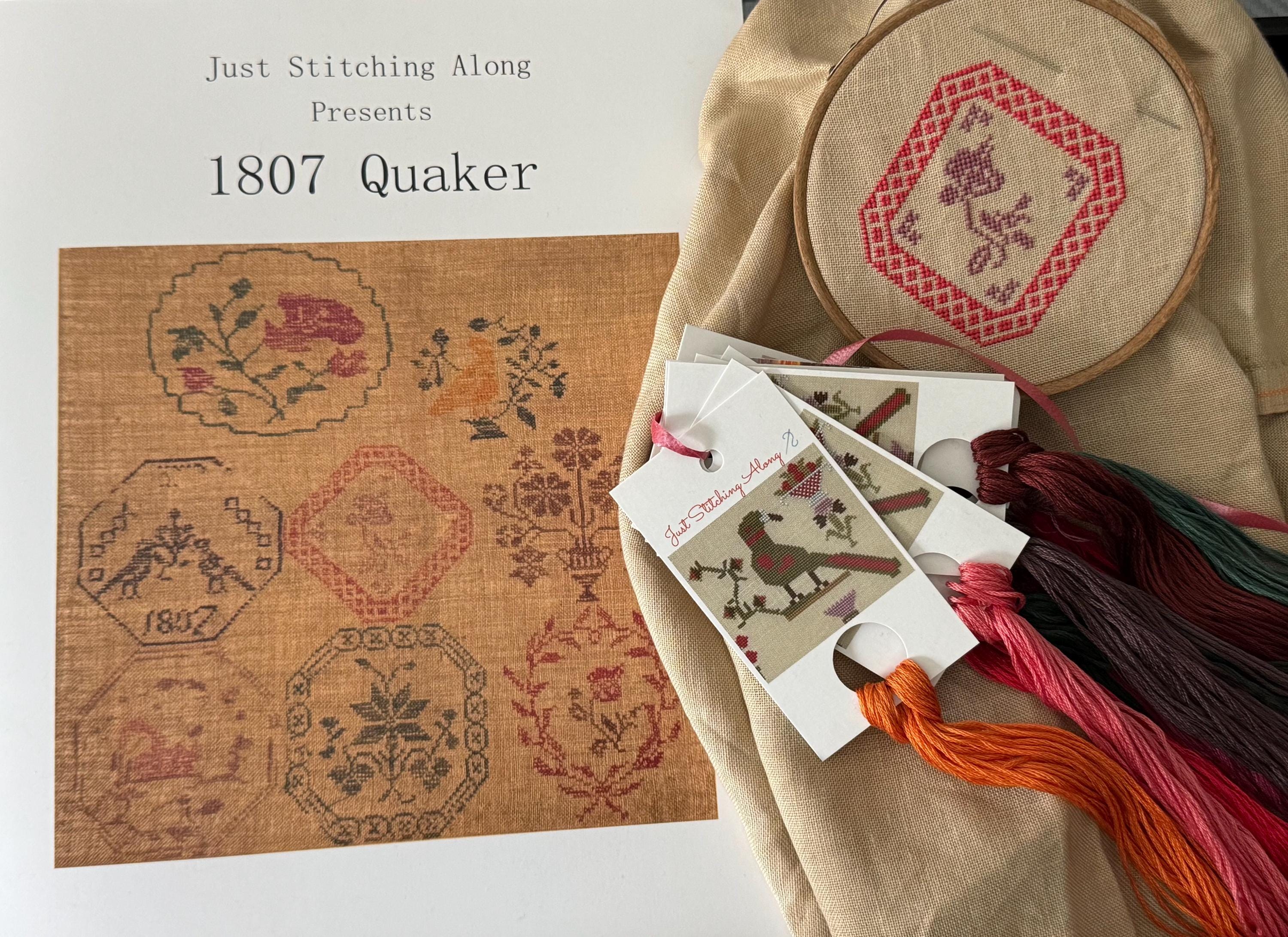 Quaker sampler - Etsy 日本