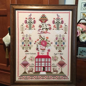 Lucy Calcutt 1826 sampler PDF E-pattern