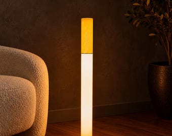 Retro Cigarette Floor Lamp: Y2K Red White Tube Lighting - Garage Bar, Man Cave Gift