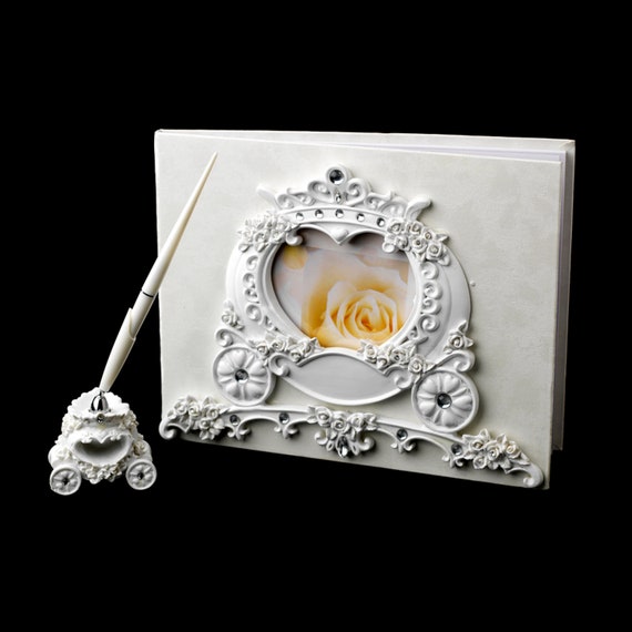 Wonderful Cinderella Coach Carriage Reception/Guestbook Set