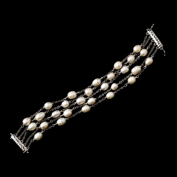 Opalescent Freshwater Pearl Bracelet