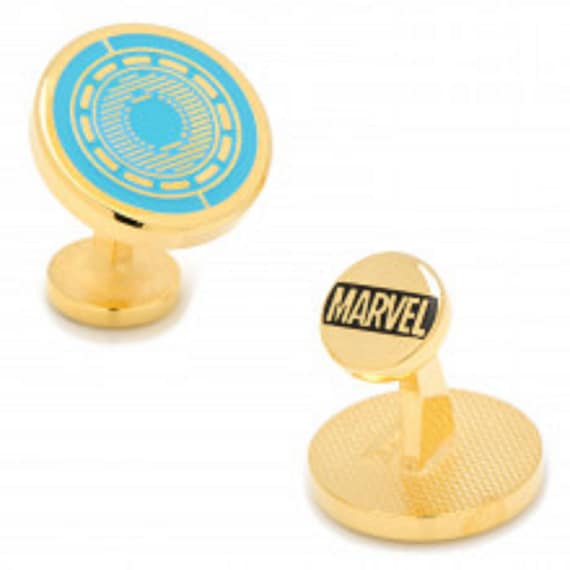 Men's and Boys Iron Man Arc Reactor Cufflinks