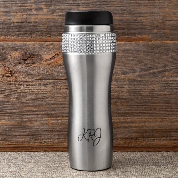 Bridal Favor Personalized Bling Bling Travel Mug
