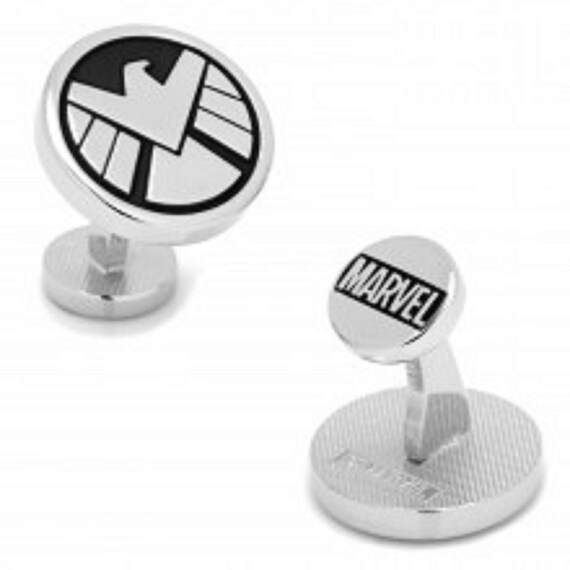 Men's and Boy's S.H.I.E.L.D. Super Hero Cufflinks