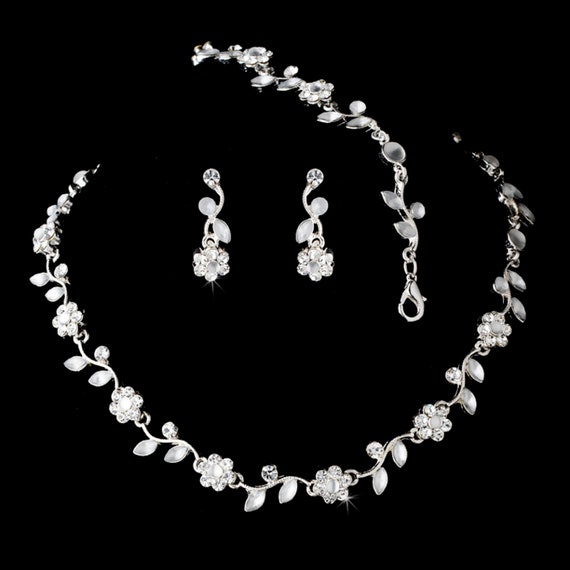 Necklace Earring Bracelet Set