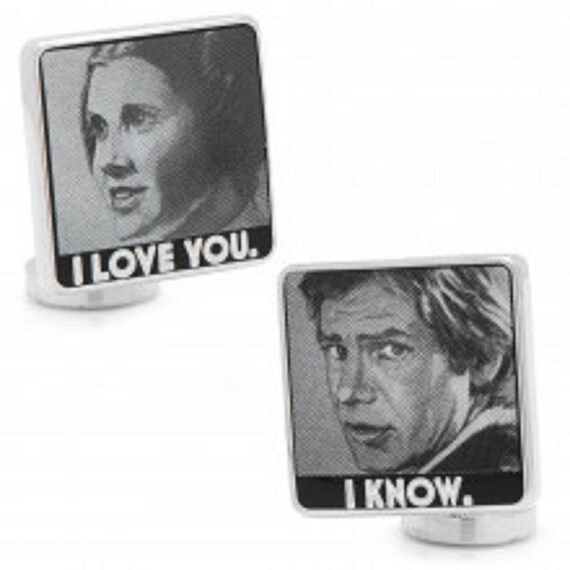 Men's I Love You I Know Star Wars Cufflinks