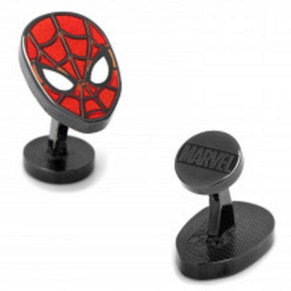 Spider-Man Cufflinks, Tie, Tie Bar Set