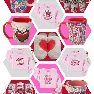 Mystery Bundle Valentines Gifts Sweater Mug Socks image 1