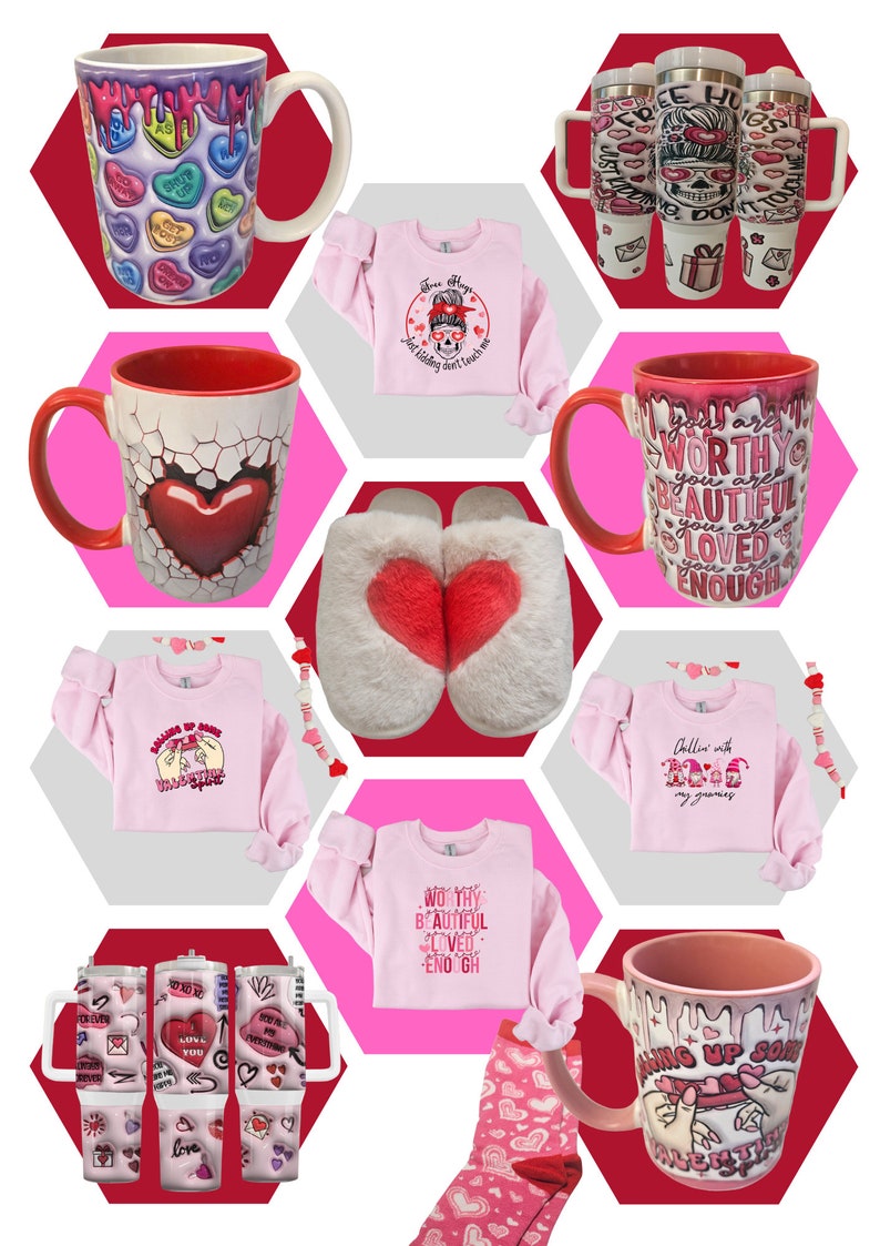 Mystery Bundle Valentines Gifts Sweater Mug Socks image 1