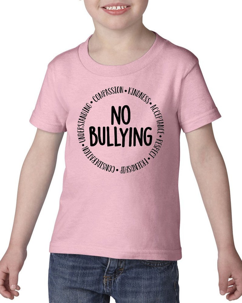 Pink Shirt Day No bullying Feb 28th Be Kind Toddler zdjęcie 2