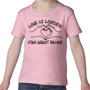 Pink Shirt Day No bullying Feb 28th Be Kind Toddler zdjęcie 7